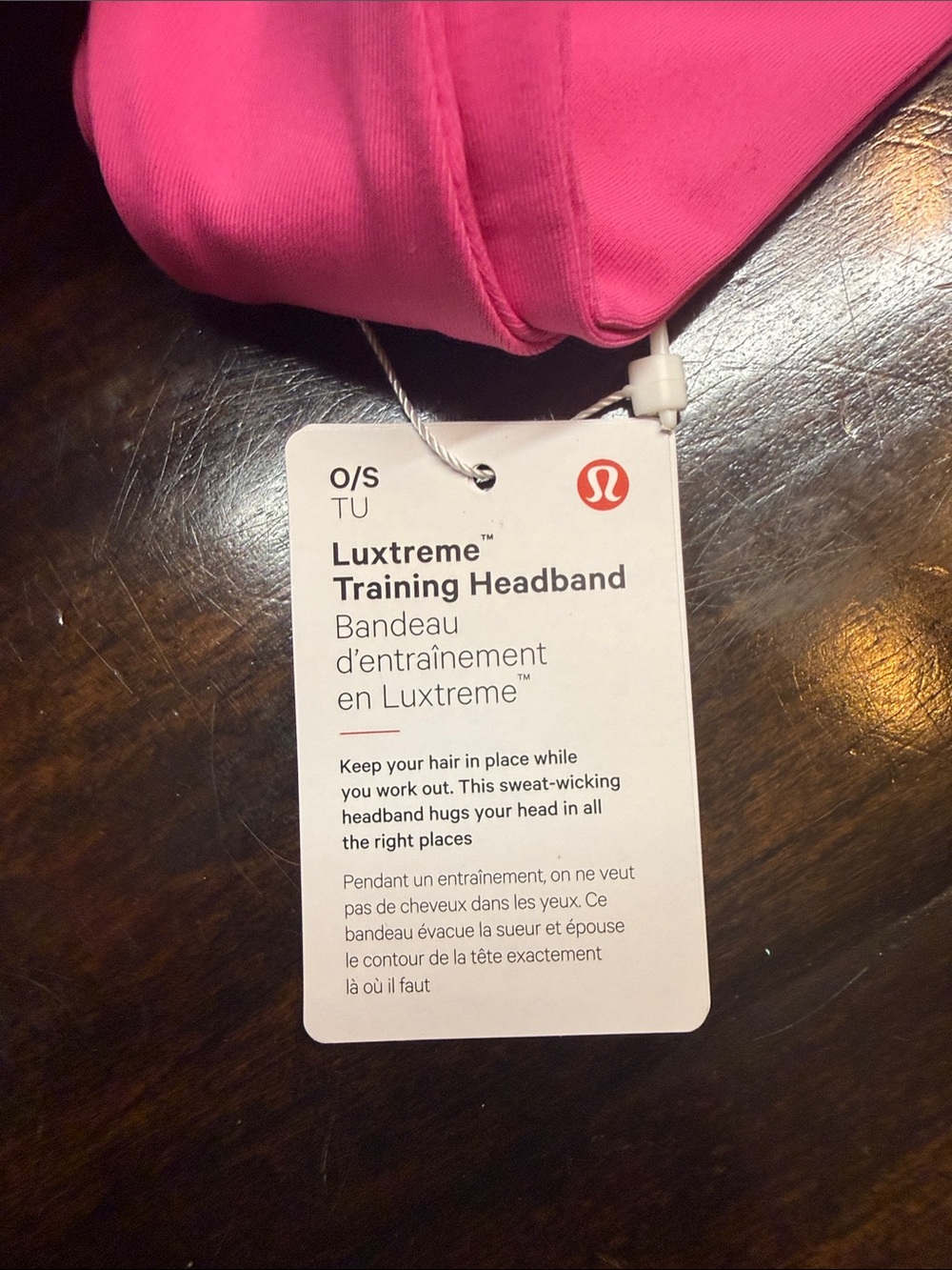 lululemon athletica Lavender, Red & Hot Pink Headband Set - Picture 2 of 3